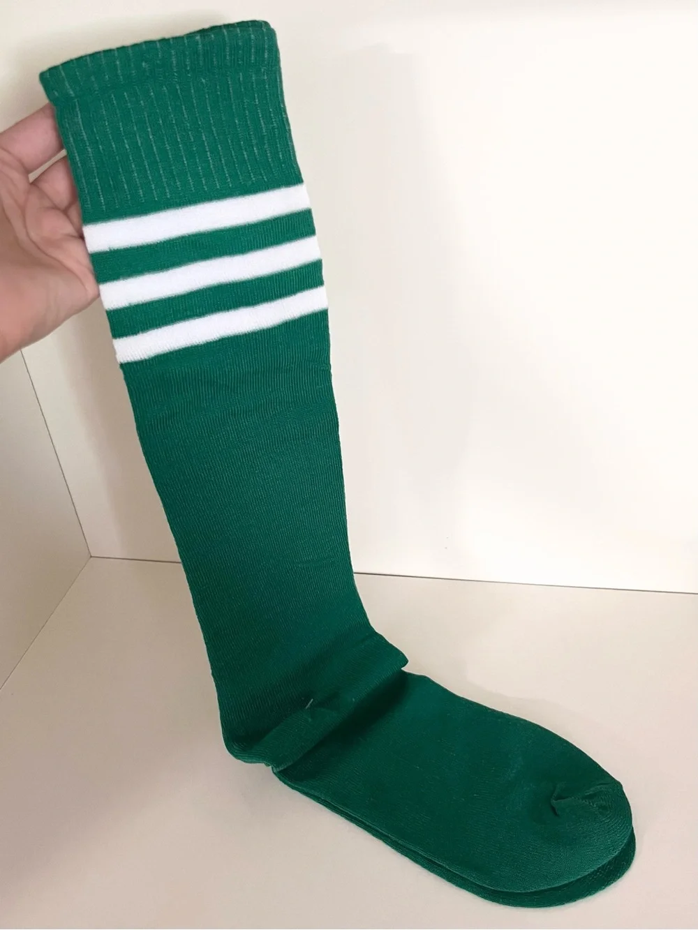 Green knee high socks